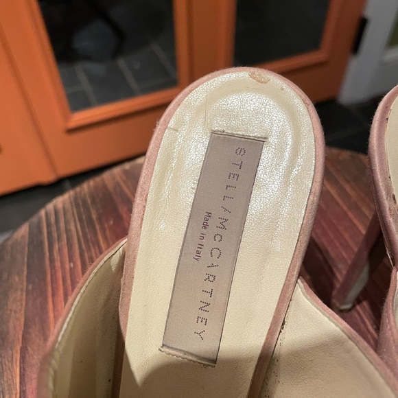 Stella McCartney black & blush heeled sandal - 9.5 - Picture 4 of 7